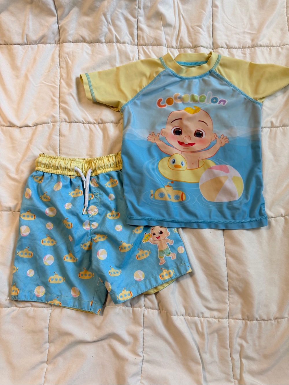 CoComelon Kids 2-Piece Swimsuit Set Size 3T – Boys